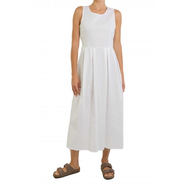 Vestito in cotone con zip e fiocco sul retro "Kelly"